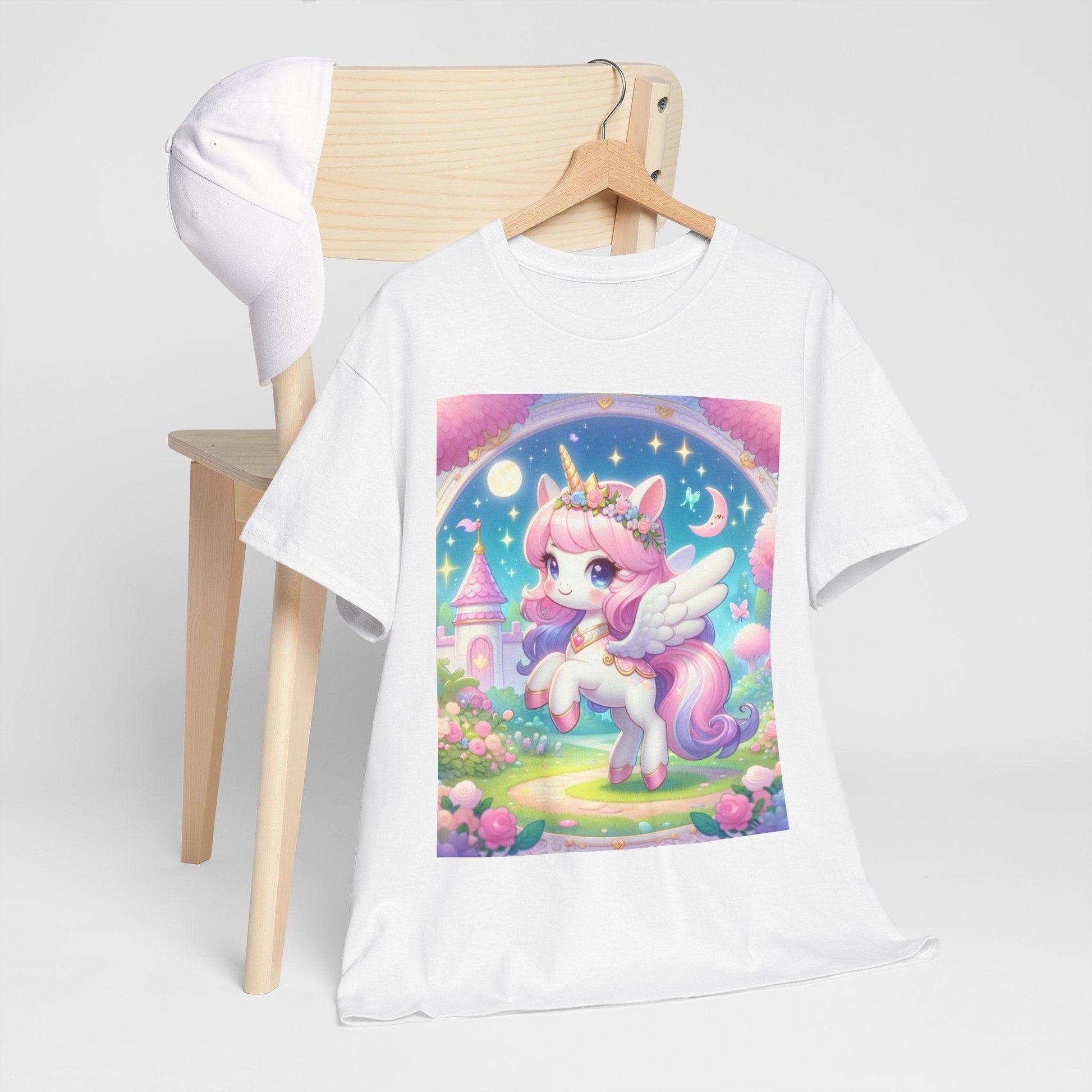 T-Shirt - Cute Girly Magical Unicorn Graphic Tee - Oceanfront Products