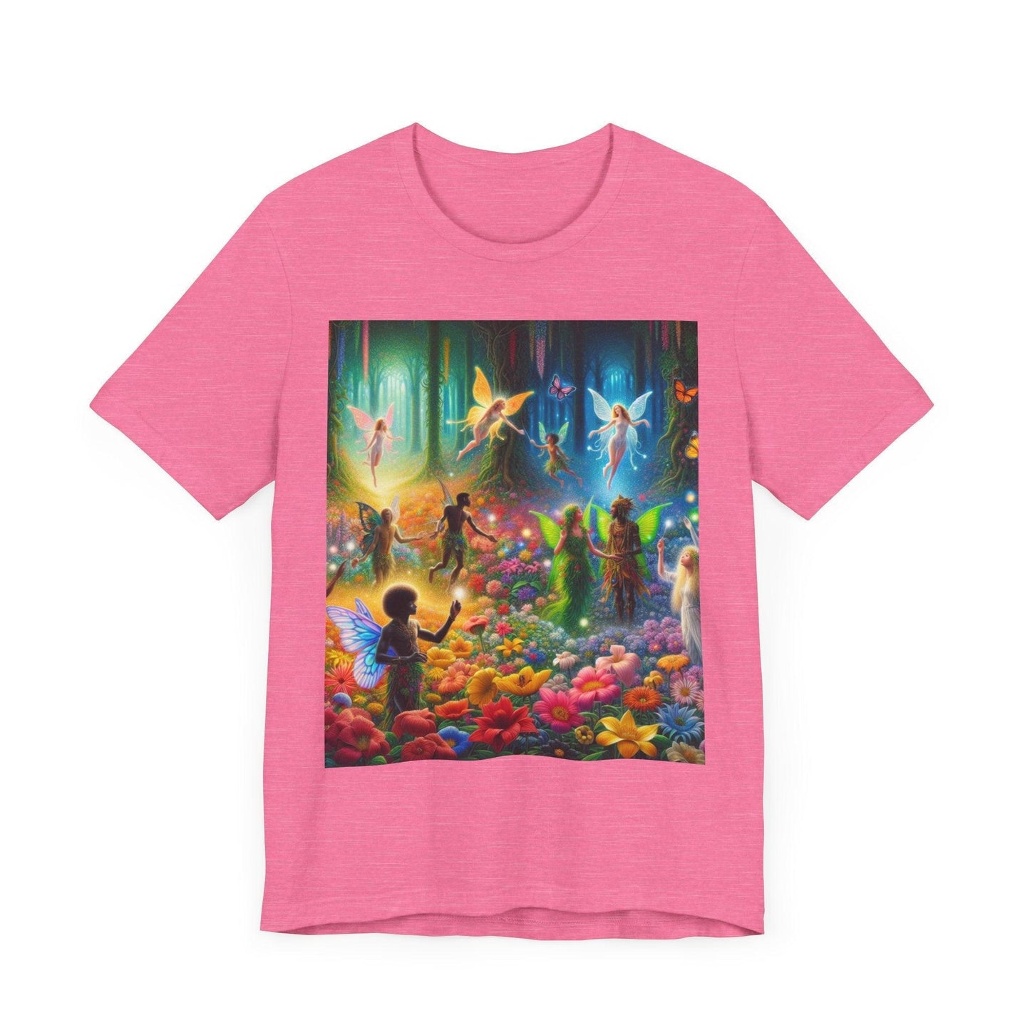 T-Shirt: Fairies Dancing in Tropical Flowers - Oceanfront Products