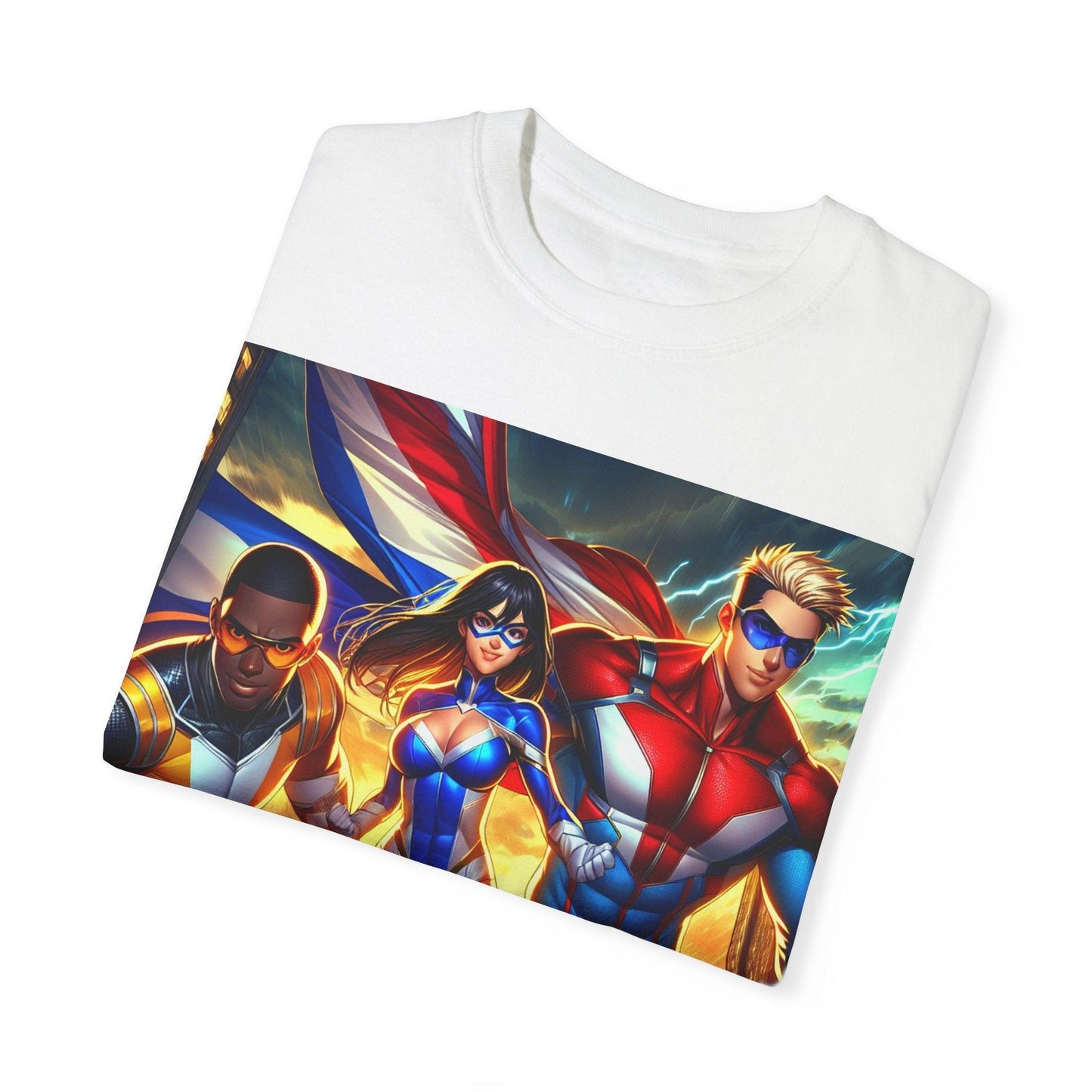 Superhero Unisex T-shirt - Saving the World Design - Oceanfront Products