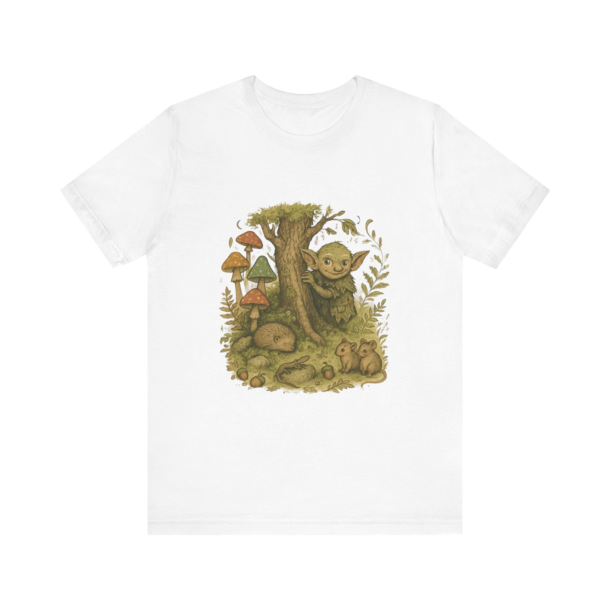 Nature Whimsical Tshirt, Garden Tee, Earthy T-shirt, Outdoor Adventure Top, - Oceanfront Products