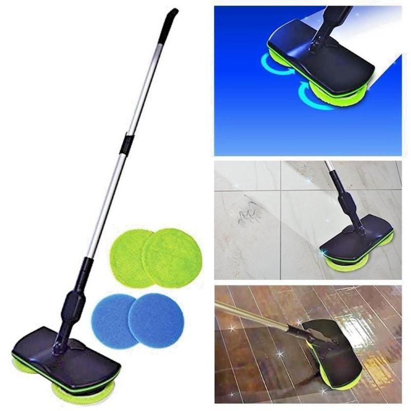 Stainless Steel Chargeable Electric Mop Hand Push Sweeper Cordless Household Cleaning Tools Sweeping Machine - Oceanfront Products