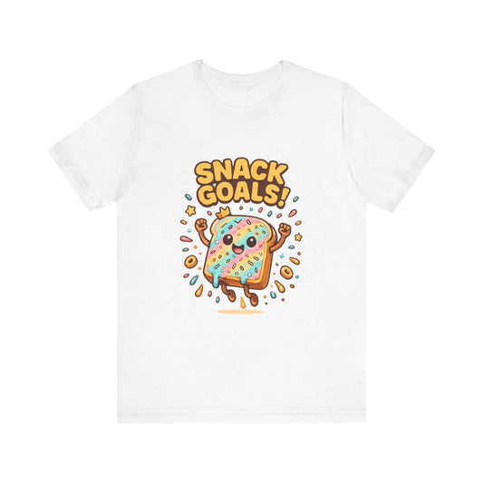 Snack Attack Unisex Tee, Food Lover Gift, Snacking Shirt, Funny Graphic Tee,