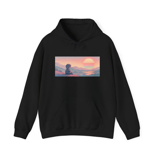 Oceanfront “Golden Hour Reflection” Sweatshirt – Unisex Heavy Blend™ Crewneck for Everyday Comfort