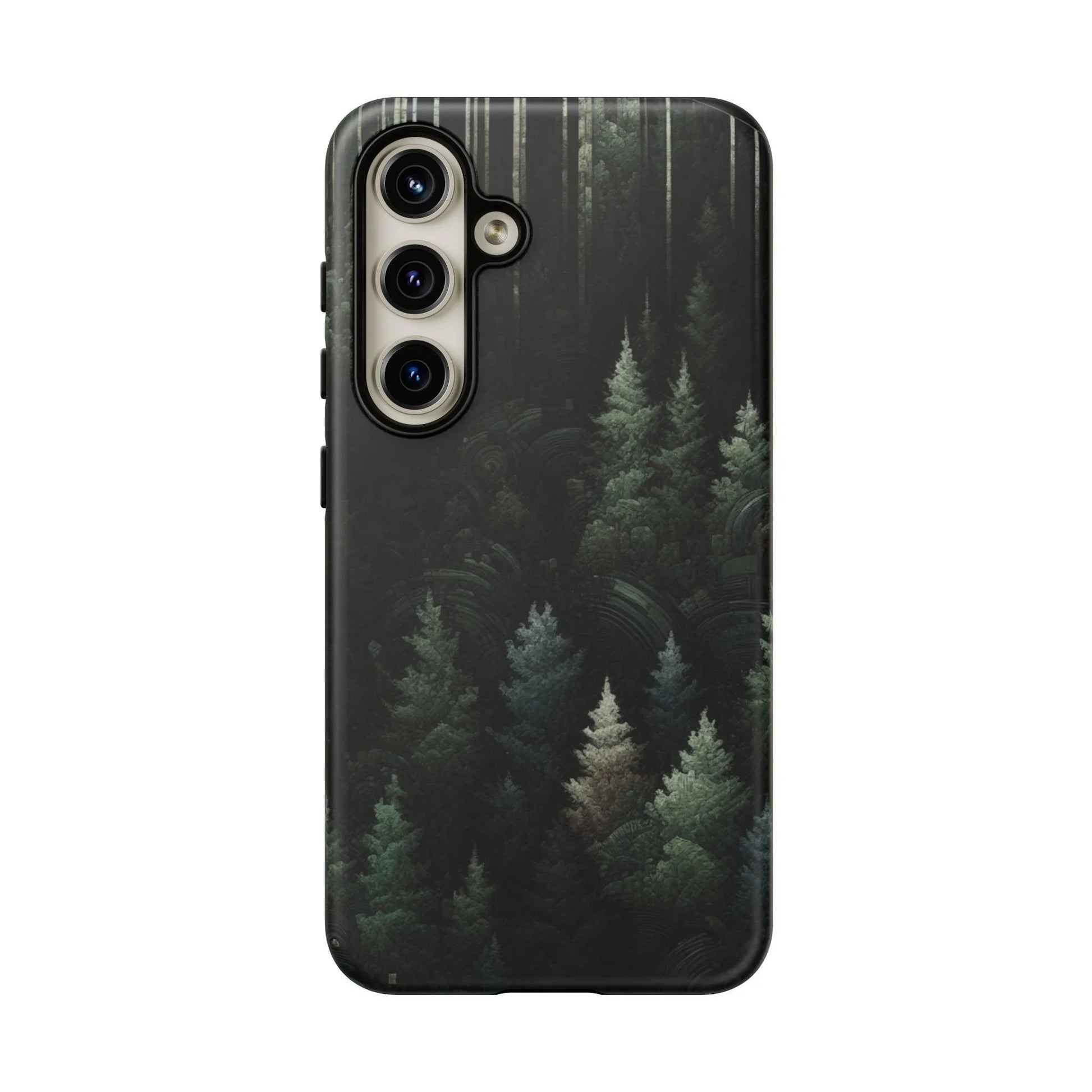 Phone Cases - Deep Dark Forest Nature Design - Oceanfront Products