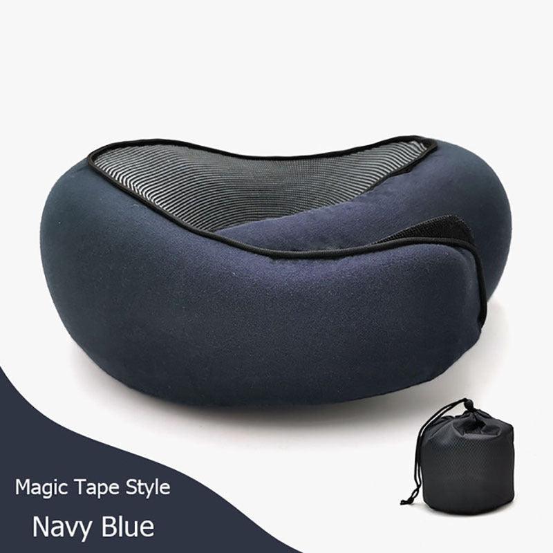 Travel Neck Pillow Non-Deformed Airplane Pillow Travel Neck Cushion Durable U-Shaped Travel Memory Cotton Nap Neck Pillow - Oceanfront Products