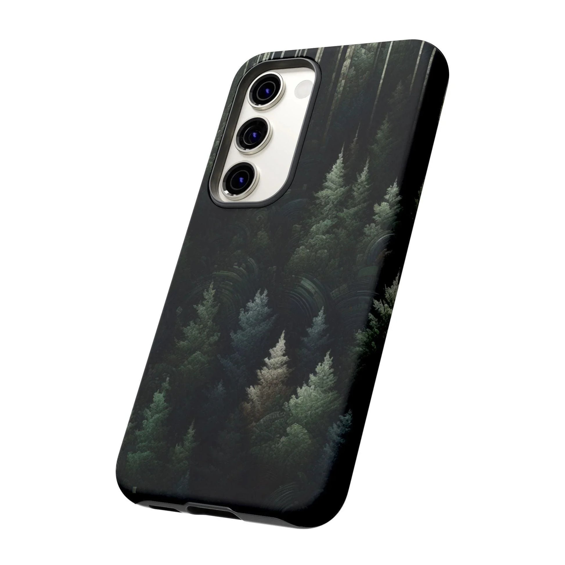 Phone Cases - Deep Dark Forest Nature Design - Oceanfront Products