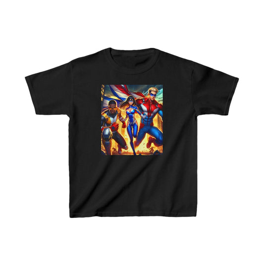 Superhero Kids Tee - Saving the World Design - Oceanfront Products