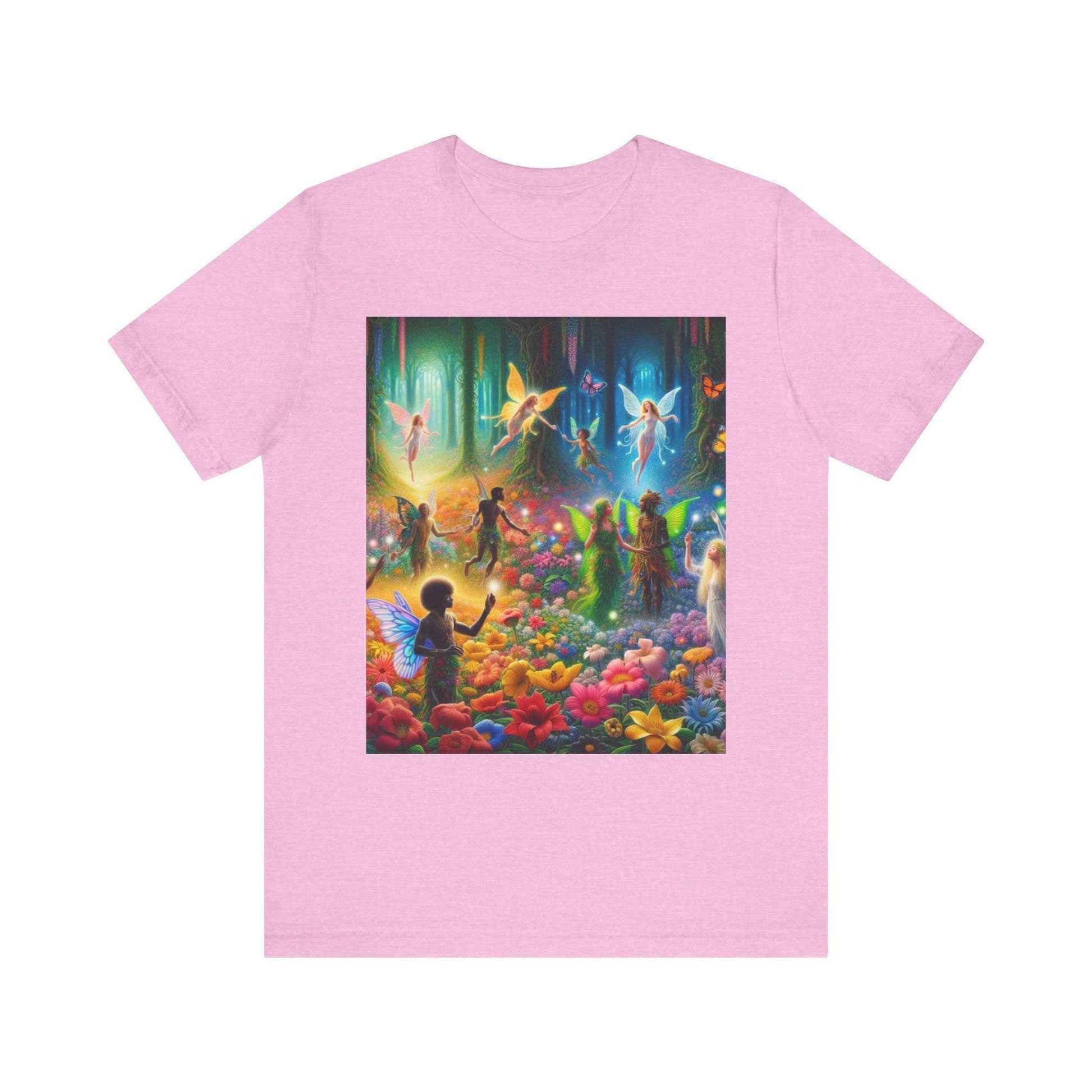 T-Shirt: Fairies Dancing in Tropical Flowers - Oceanfront Products