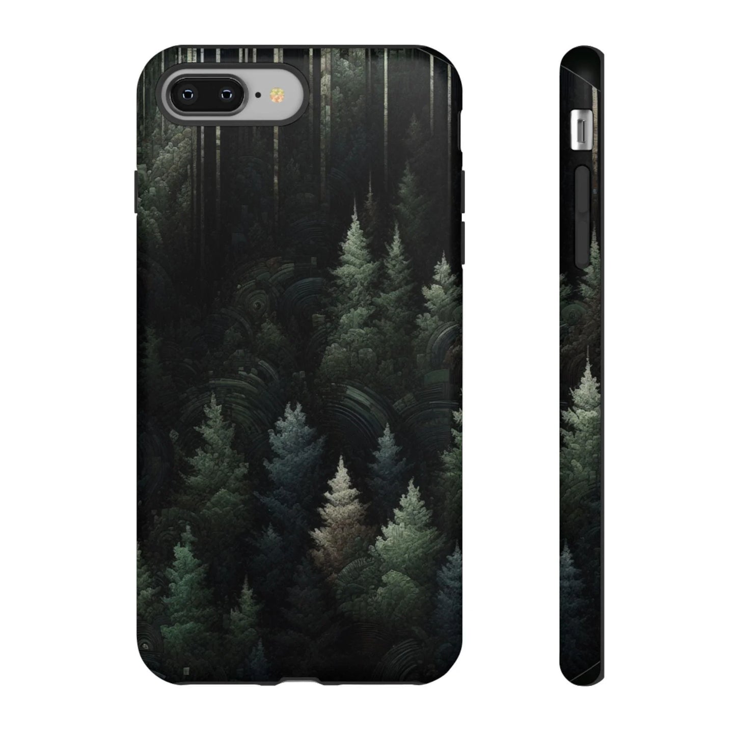 Phone Cases - Deep Dark Forest Nature Design - Oceanfront Products
