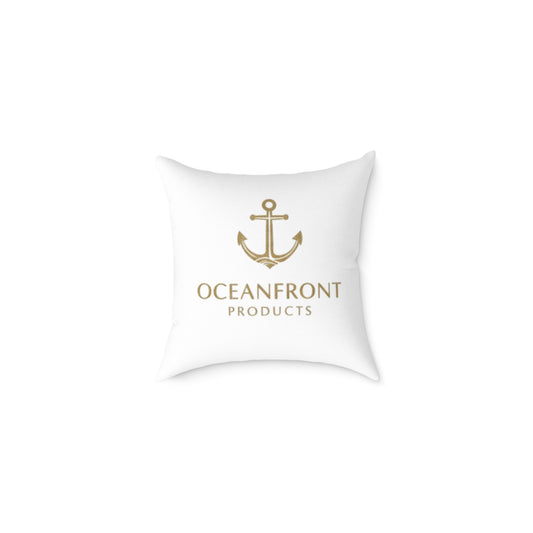 Nautical Anchor Square Pillow – Oceanfront Products Coastal Decor