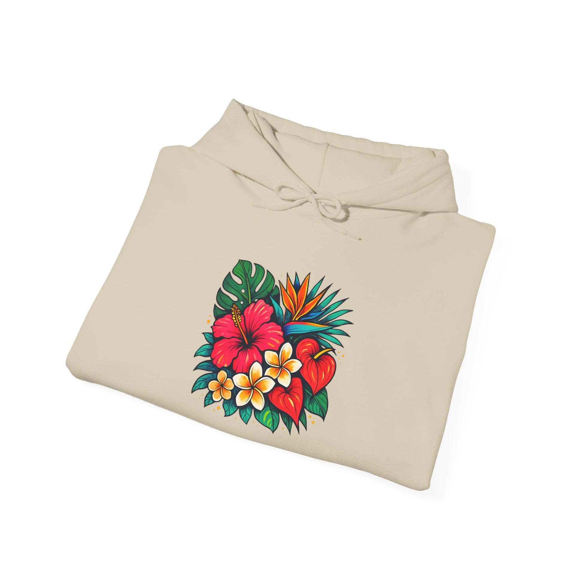 Tropical Floral Unisex Hoodie - Oceanfront Products