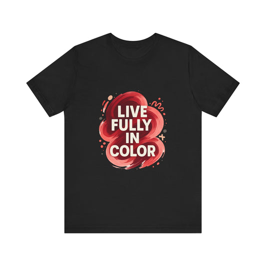 Short Sleeve Tee Bold Color Palette Cherry Coded