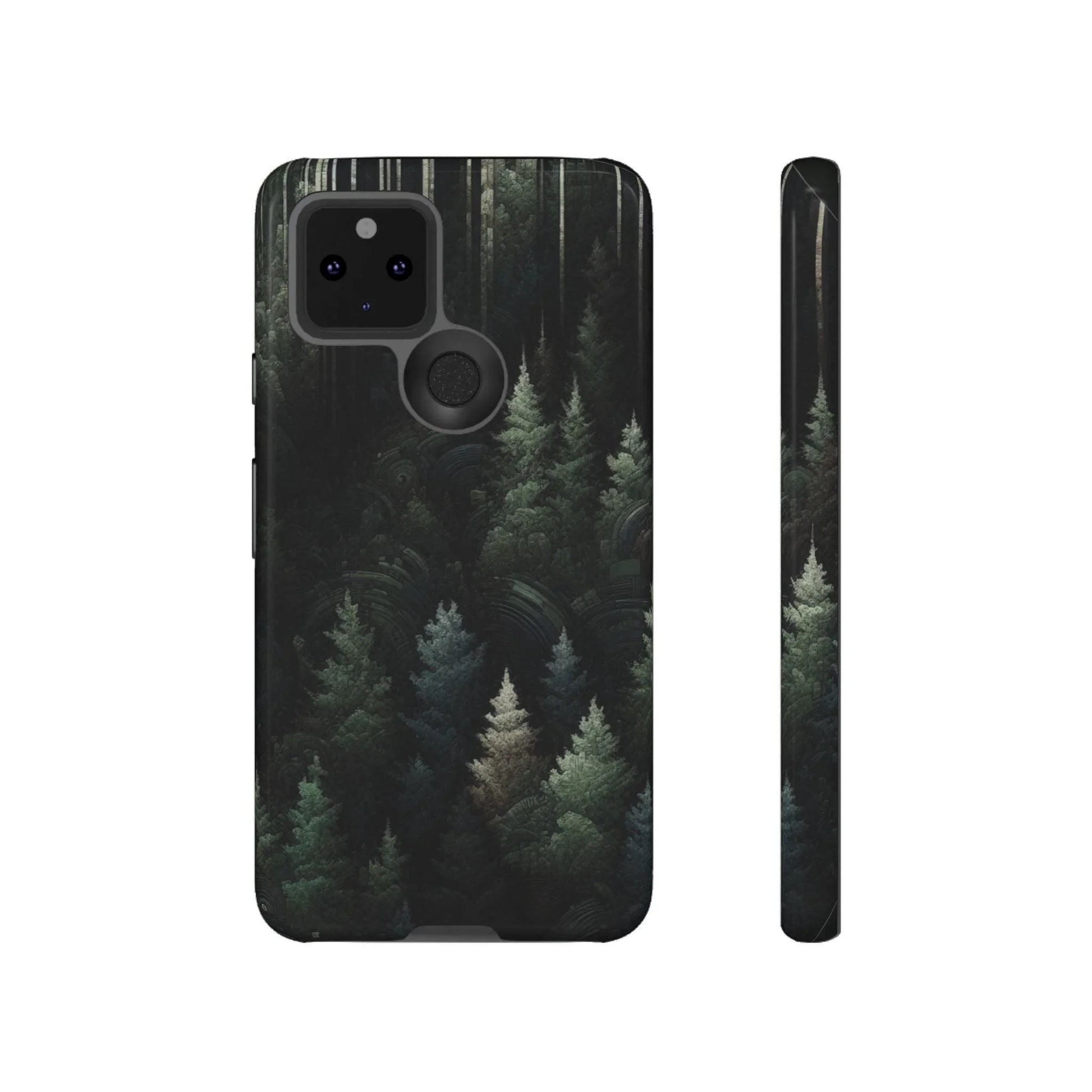 Phone Cases - Deep Dark Forest Nature Design - Oceanfront Products