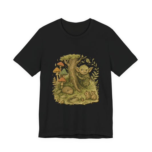 Nature Whimsical Tshirt, Garden Tee, Earthy T-shirt, Outdoor Adventure Top, - Oceanfront Products