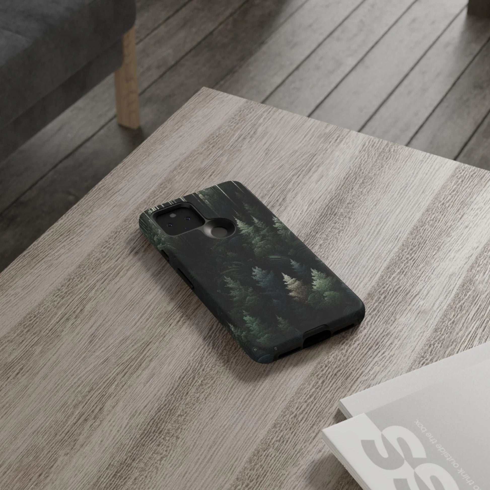 Phone Cases - Deep Dark Forest Nature Design - Oceanfront Products