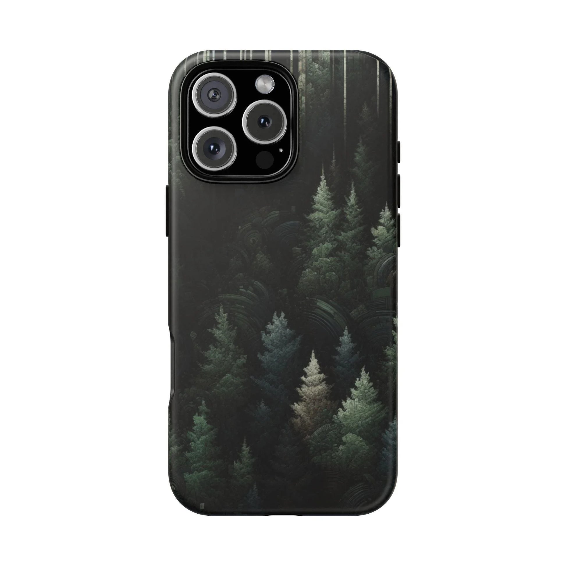 Phone Cases - Deep Dark Forest Nature Design - Oceanfront Products