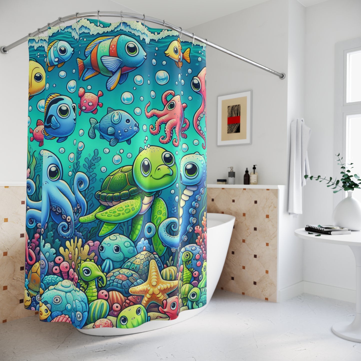 Ocean Adventure Shower Curtain