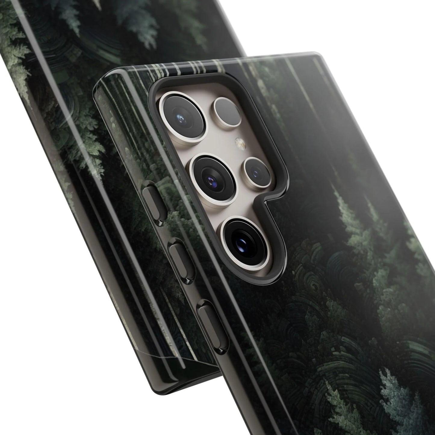 Phone Cases - Deep Dark Forest Nature Design - Oceanfront Products