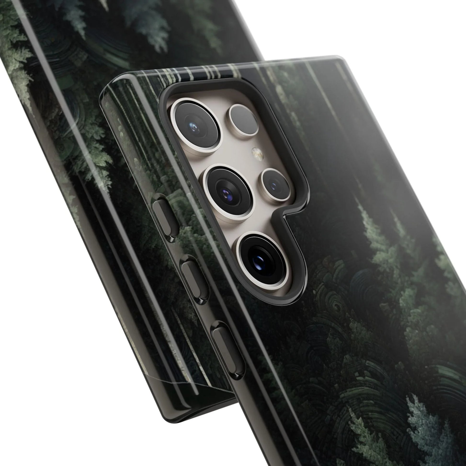 Phone Cases - Deep Dark Forest Nature Design - Oceanfront Products