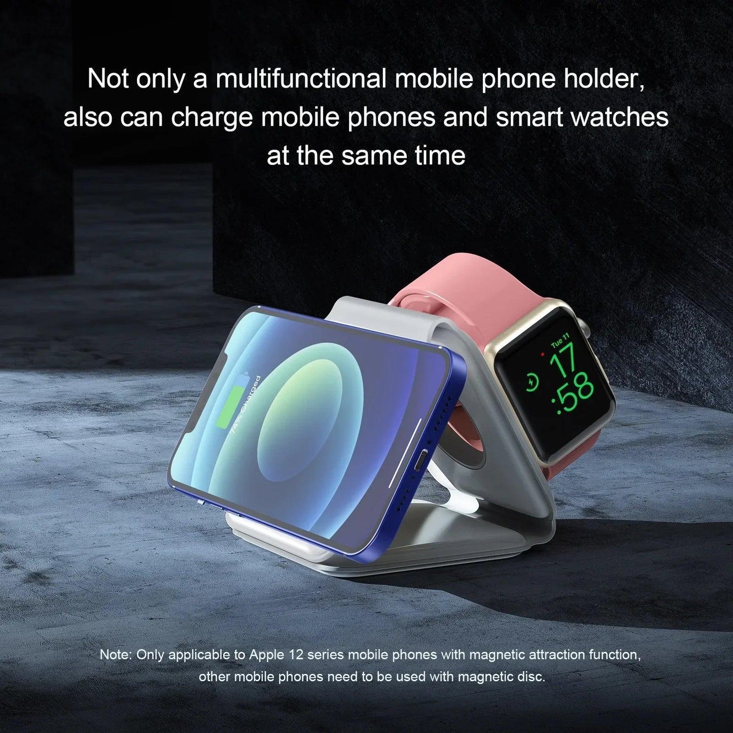 3-in-1 Magnetic Multi-function Charger Folding Wireless Charger for Xiaomi Apple Phone Headset Watch Airpods Charger - Oceanfront Products