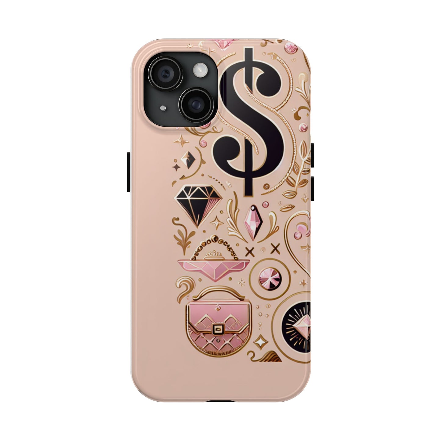 Phone Cases - Pink Rich Girl Pattern