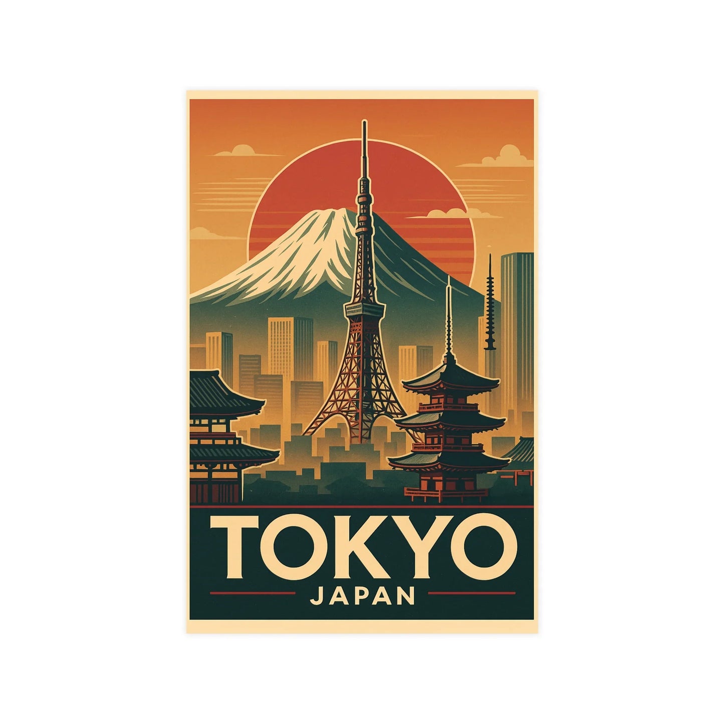 Poster Print Tokyo Art Print