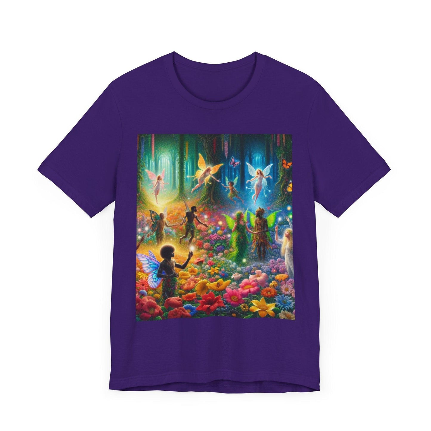 T-Shirt: Fairies Dancing in Tropical Flowers - Oceanfront Products