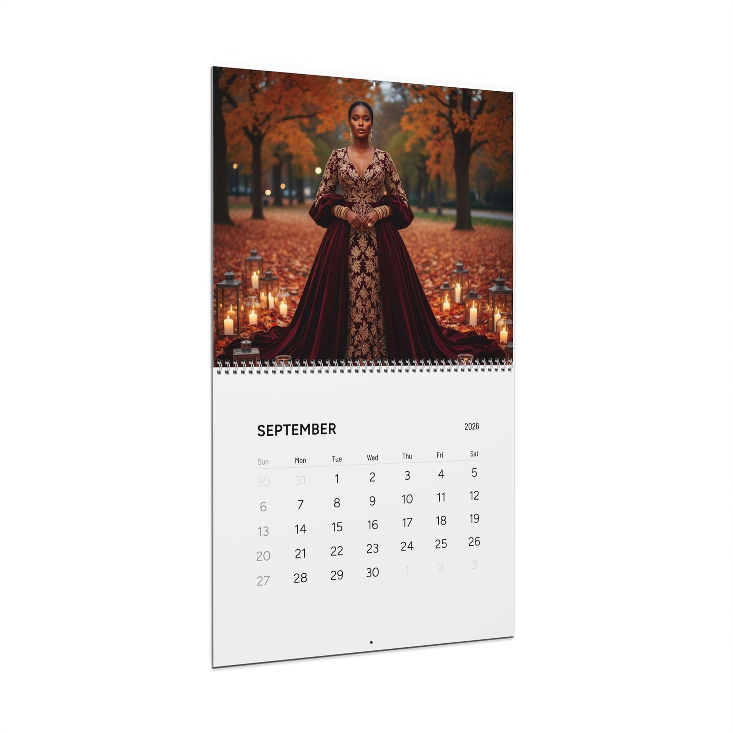 2026 Glam Calendar — A Year of Black Beauty, Luxury & Style | Limited Edition Fashion Art Calendar