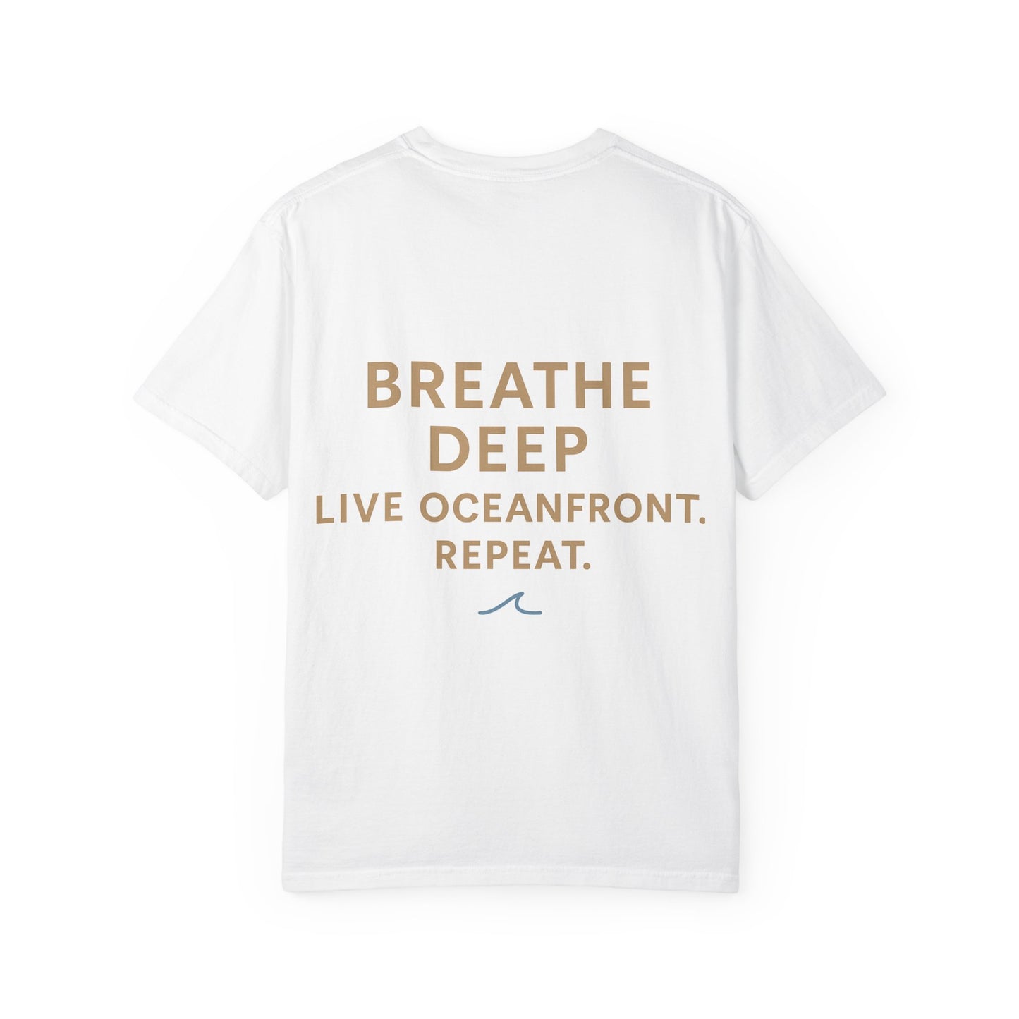 Oceanfront “Ocean Energy” Oversized Tee | Coastal Luxe Unisex Comfort Shirt