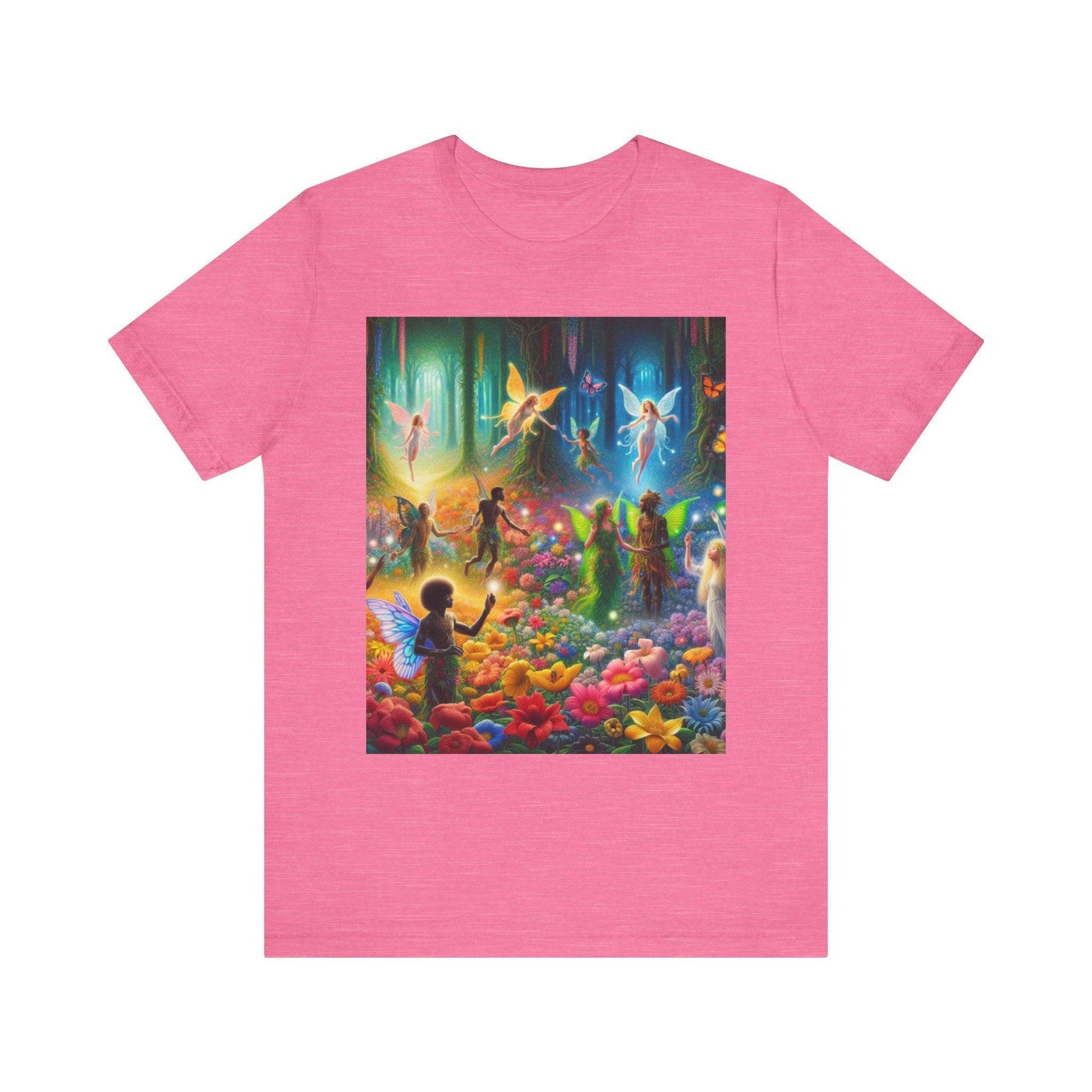 T-Shirt: Fairies Dancing in Tropical Flowers - Oceanfront Products