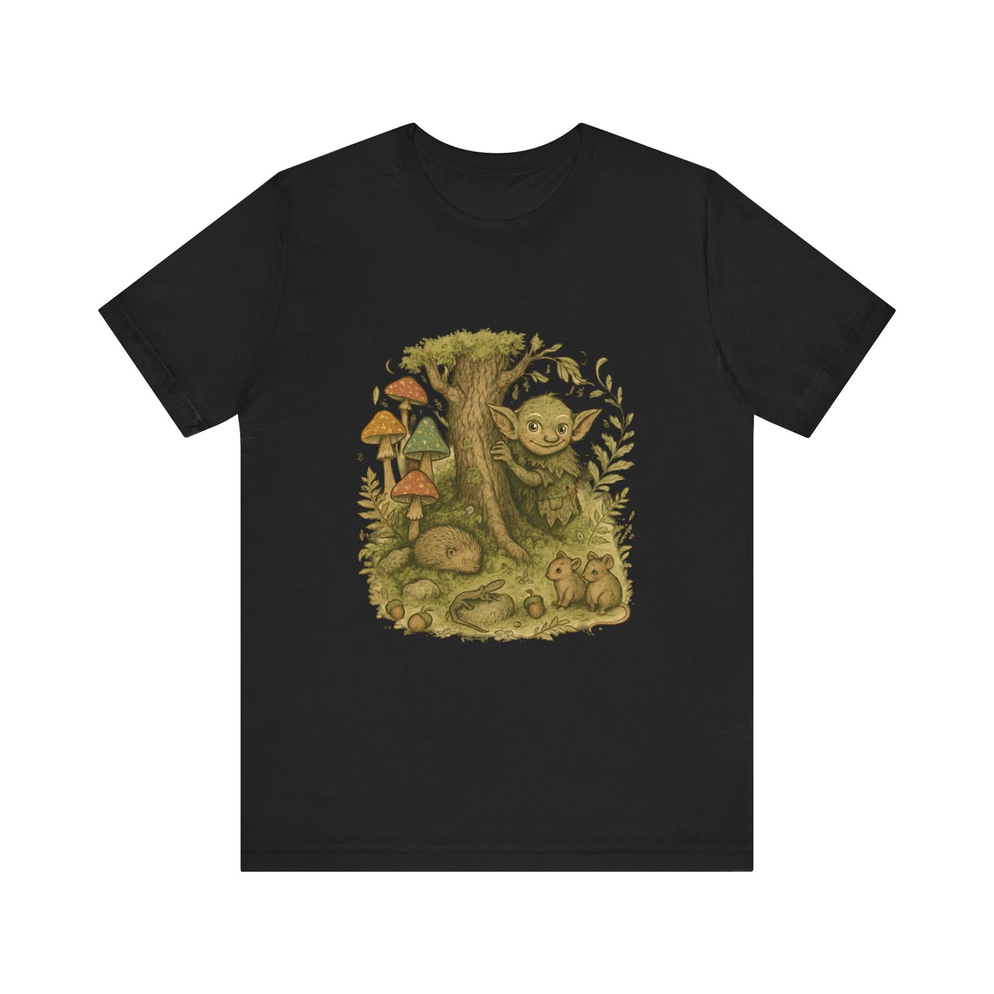 Nature Whimsical Tshirt, Garden Tee, Earthy T-shirt, Outdoor Adventure Top, - Oceanfront Products