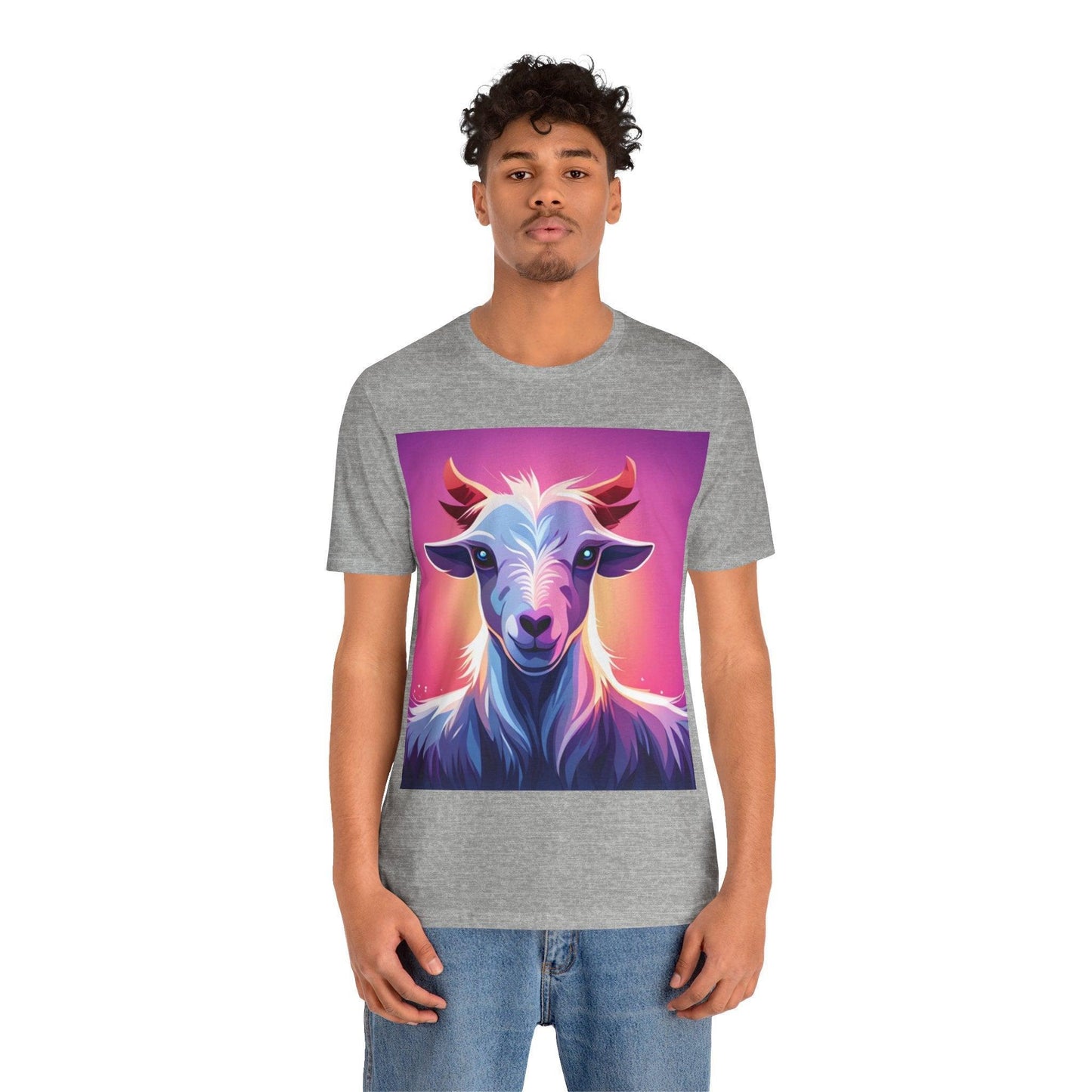 Colorful Goat Graphic T-Shirt: A Blend of Style and Playfulness - Oceanfront Products