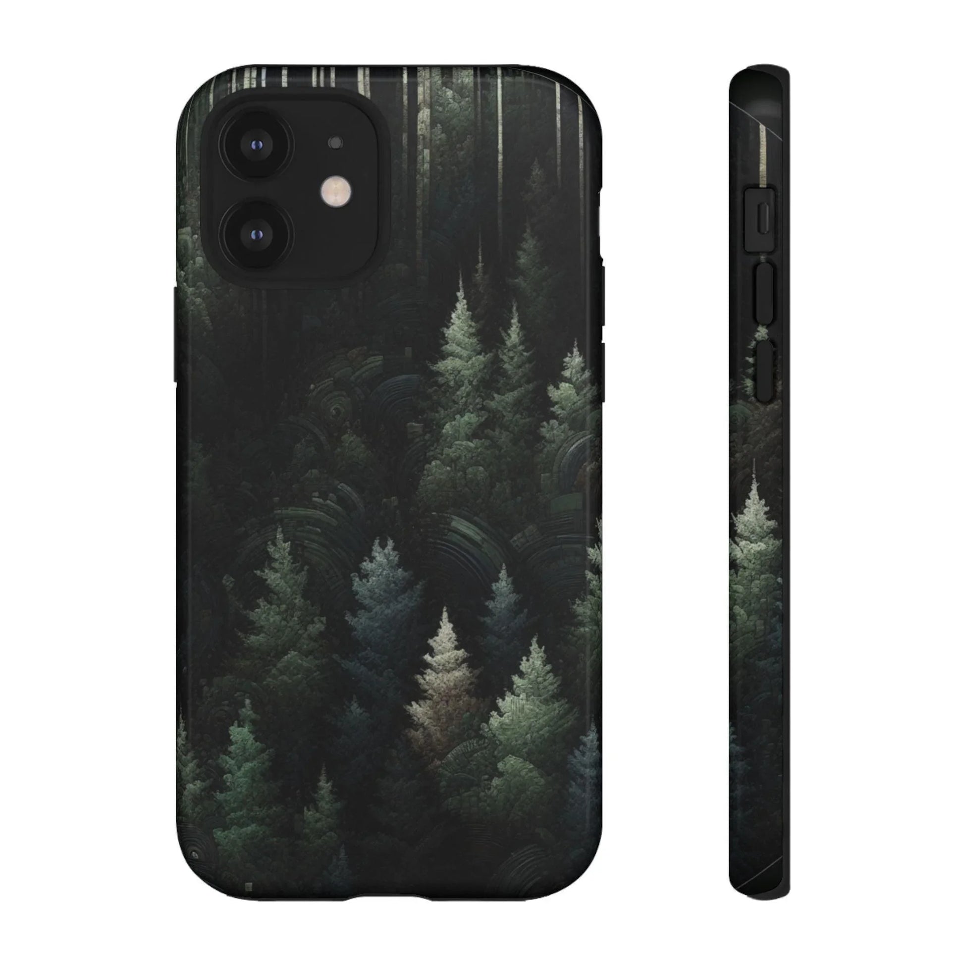 Phone Cases - Deep Dark Forest Nature Design - Oceanfront Products