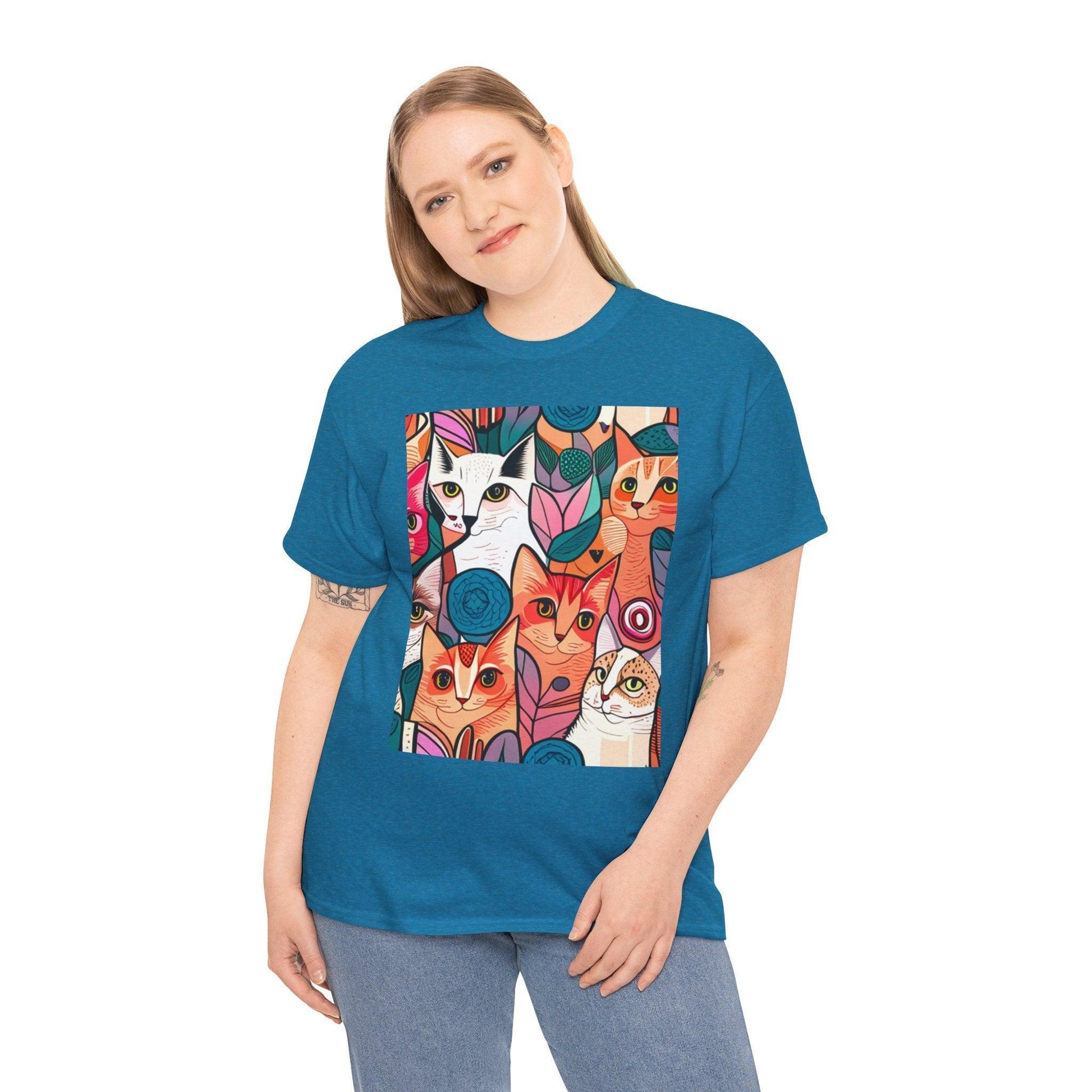 Feline Fabulous: The Ultimate Cat Mom T-Shirt - Oceanfront Products