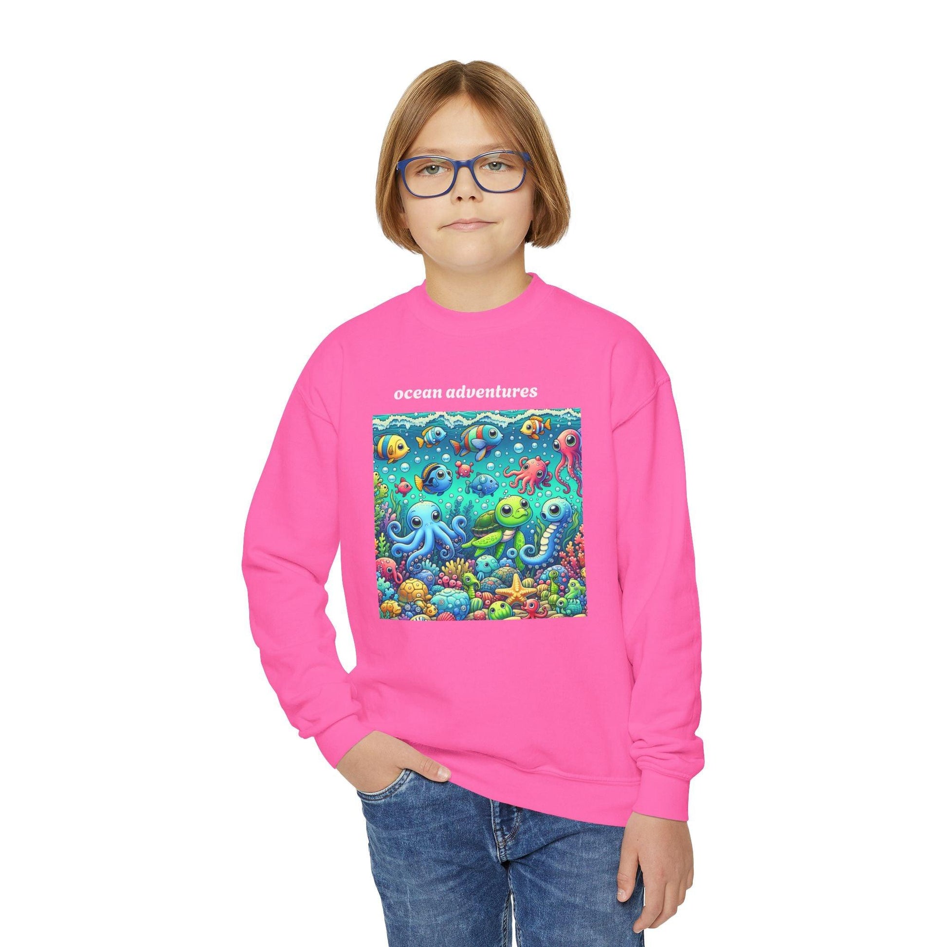 Ocean Adventures Youth Sweatshirt - Oceanfront Products