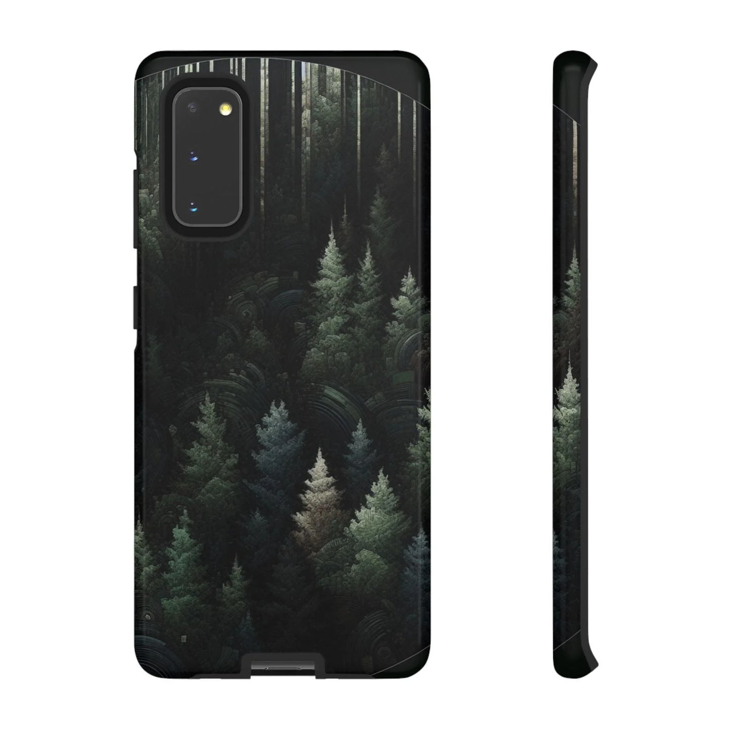 Phone Cases - Deep Dark Forest Nature Design - Oceanfront Products