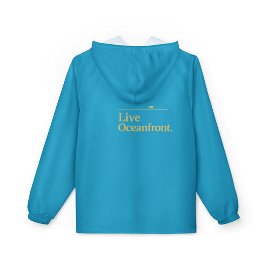 Oceanfront “Horizon” Windbreaker – Lightweight Travel Jacket | Women’s Coastal Luxe Edition