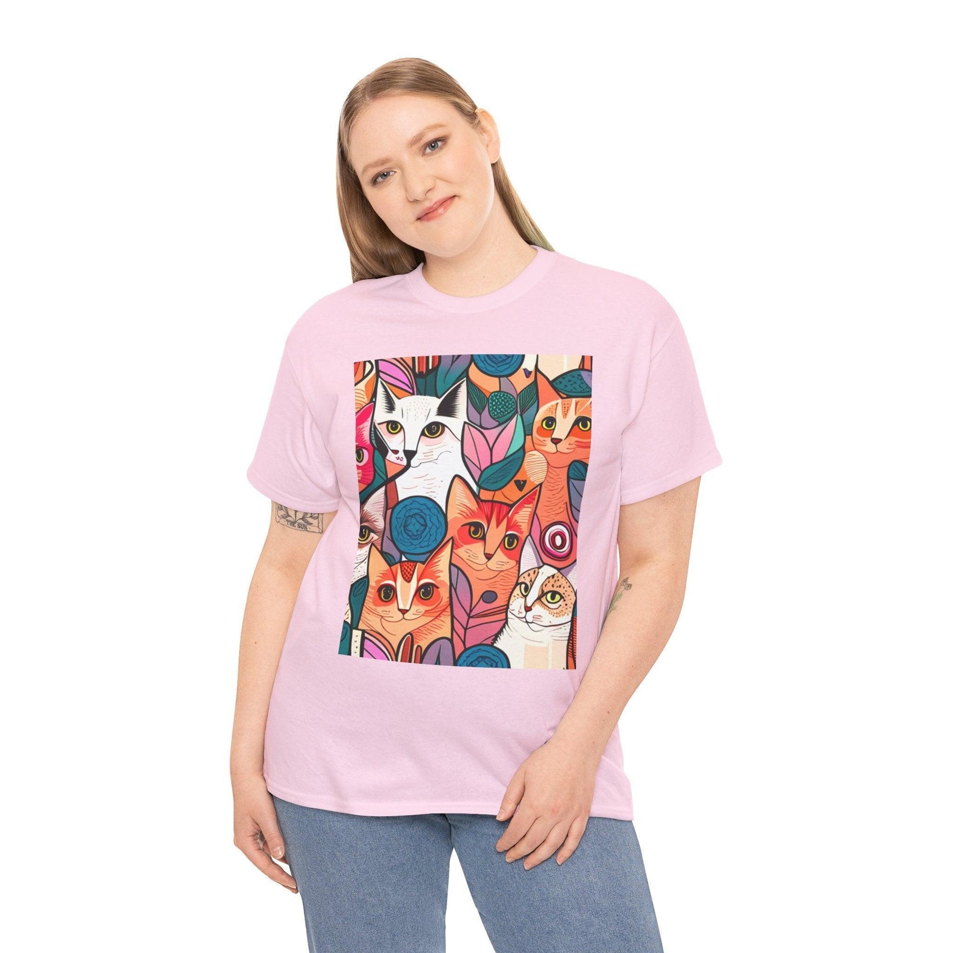 Feline Fabulous: The Ultimate Cat Mom T-Shirt - Oceanfront Products