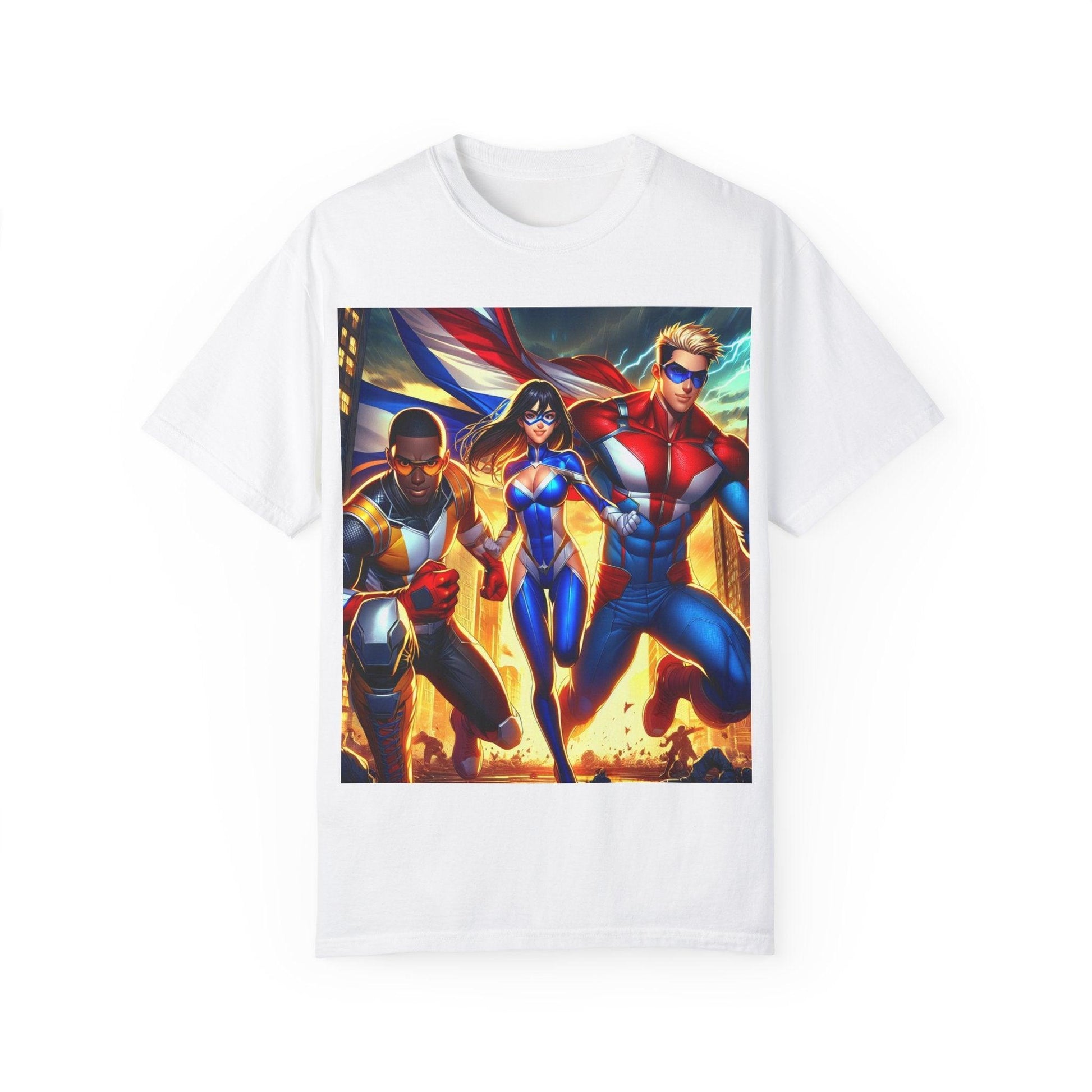 Superhero Unisex T-shirt - Saving the World Design - Oceanfront Products