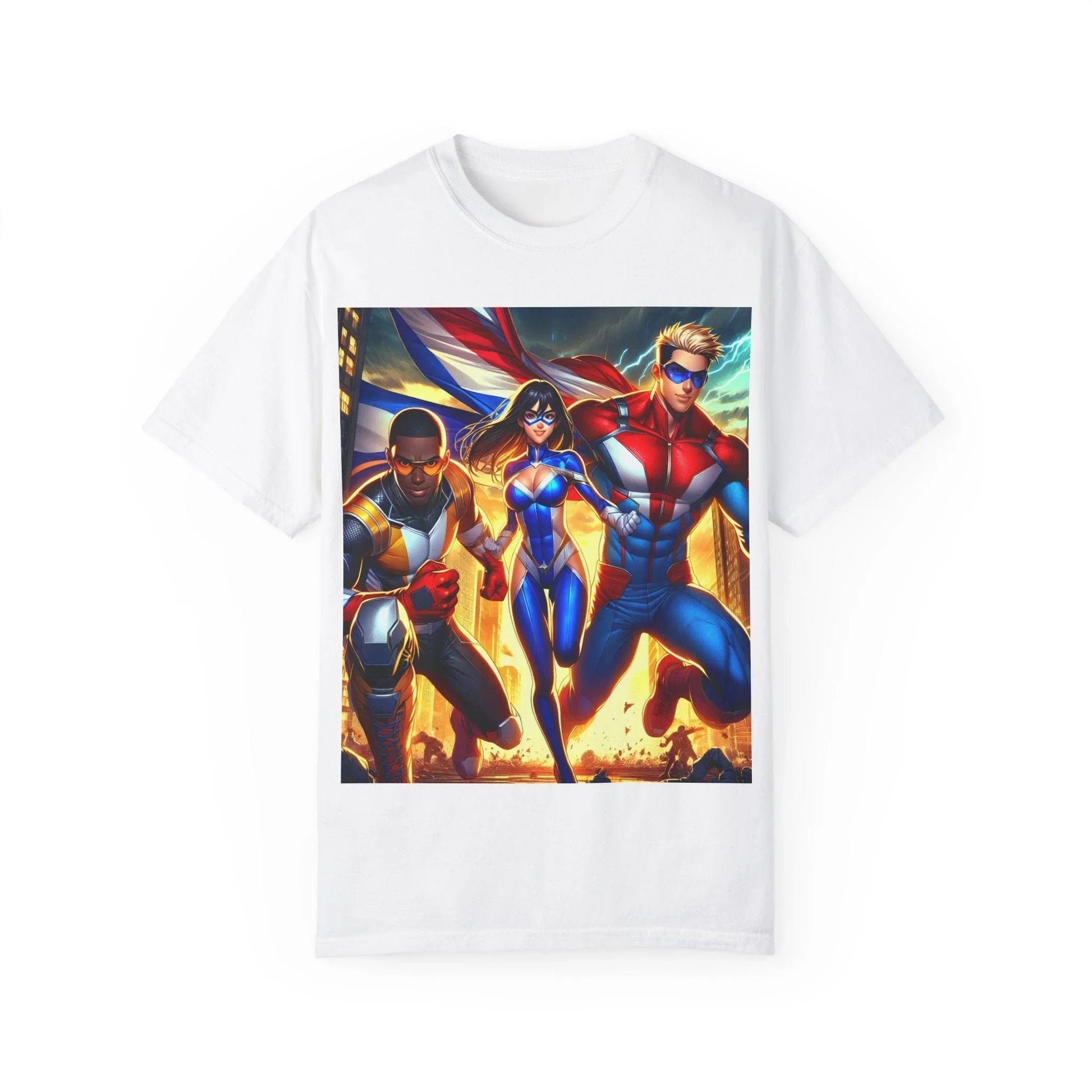 Superhero Unisex T-shirt - Saving the World Design - Oceanfront Products