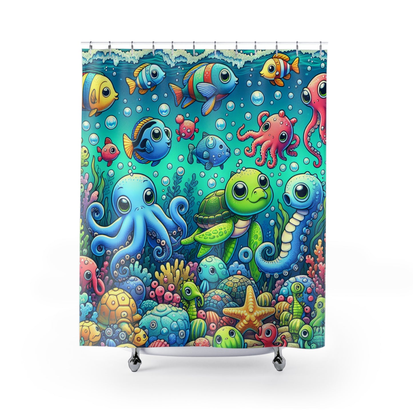Ocean Adventure Shower Curtain