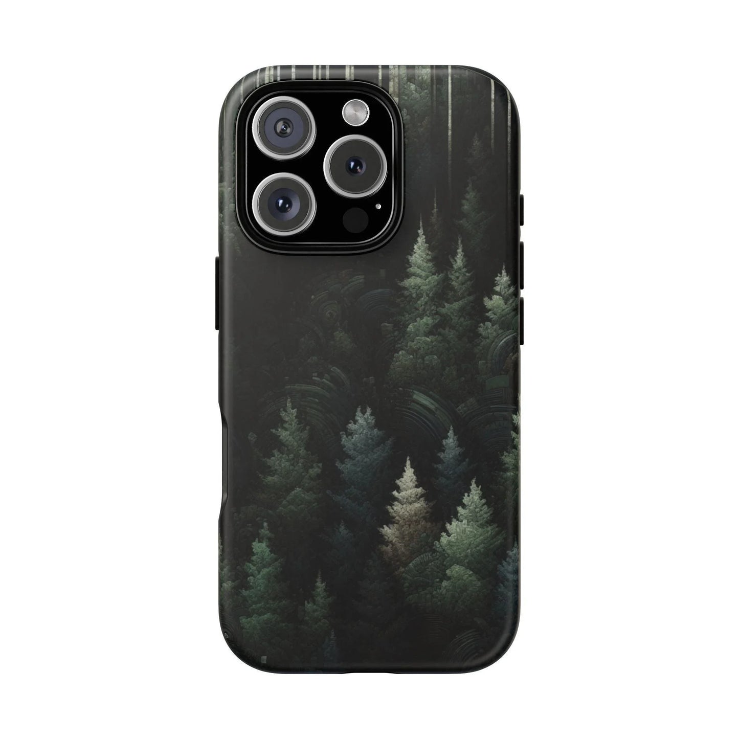 Phone Cases - Deep Dark Forest Nature Design - Oceanfront Products