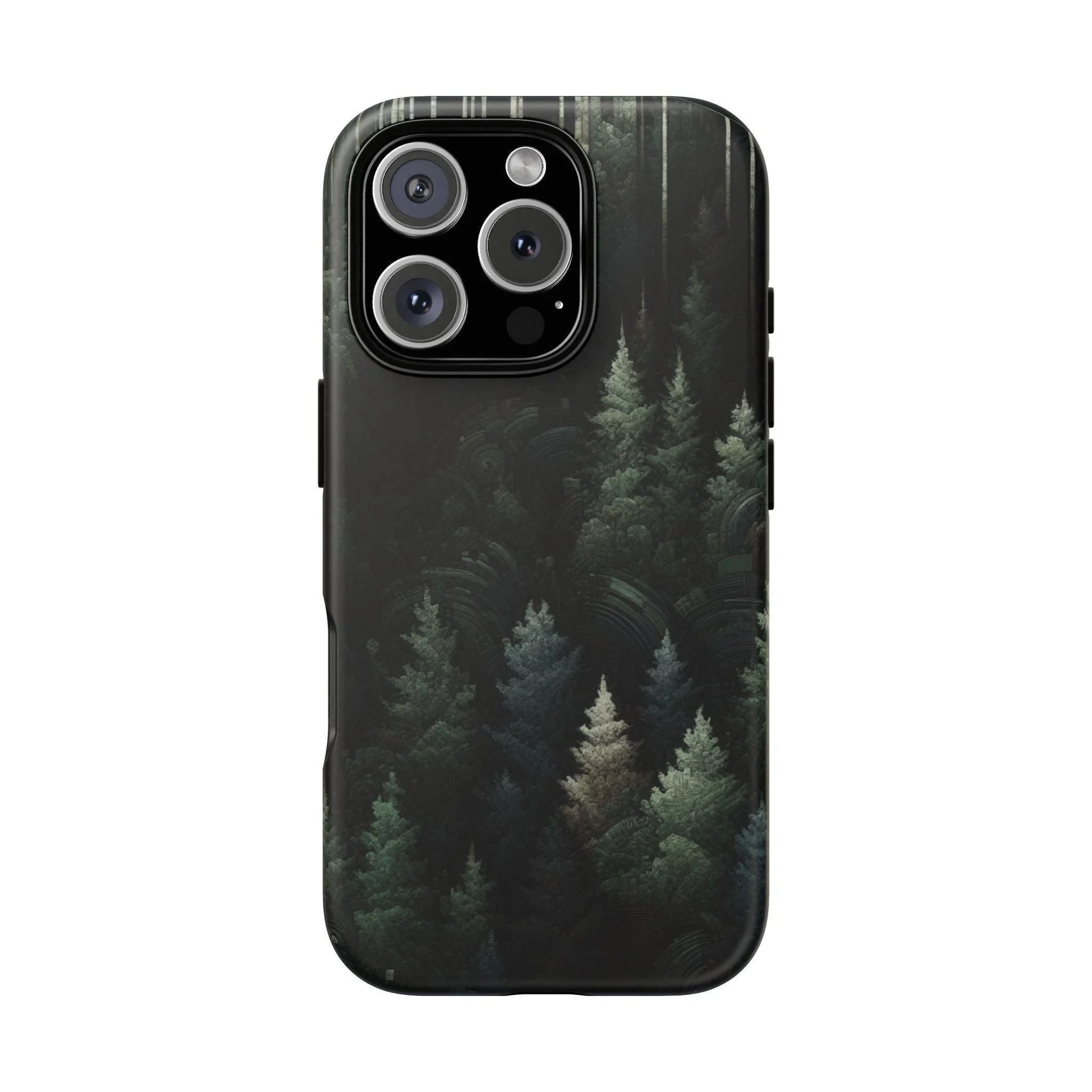 Phone Cases - Deep Dark Forest Nature Design - Oceanfront Products