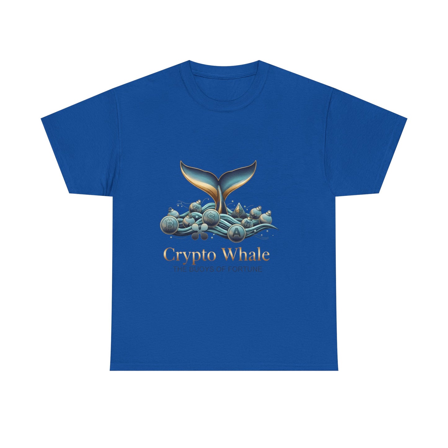 Crypto Whale T-Shirt — "Crypto Whale: The Buoys of Fortune" Graphic Tee