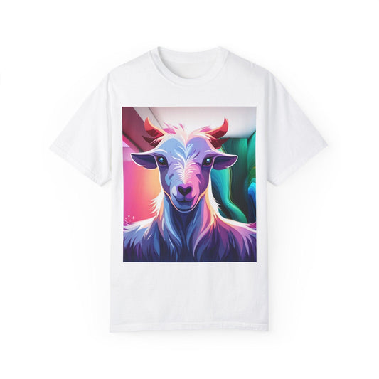 Colorful Goat Graphic Women's T-Shirt: A Blend of Style and Playfulness - Oceanfront Products