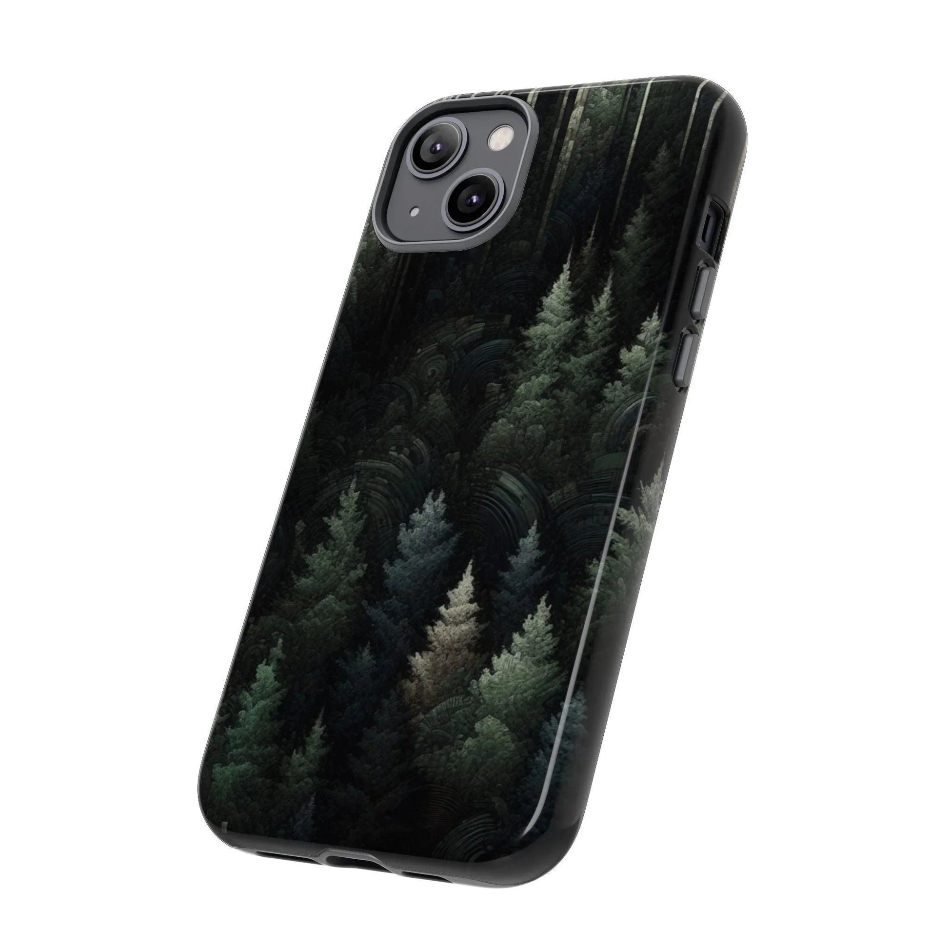 Phone Cases - Deep Dark Forest Nature Design - Oceanfront Products
