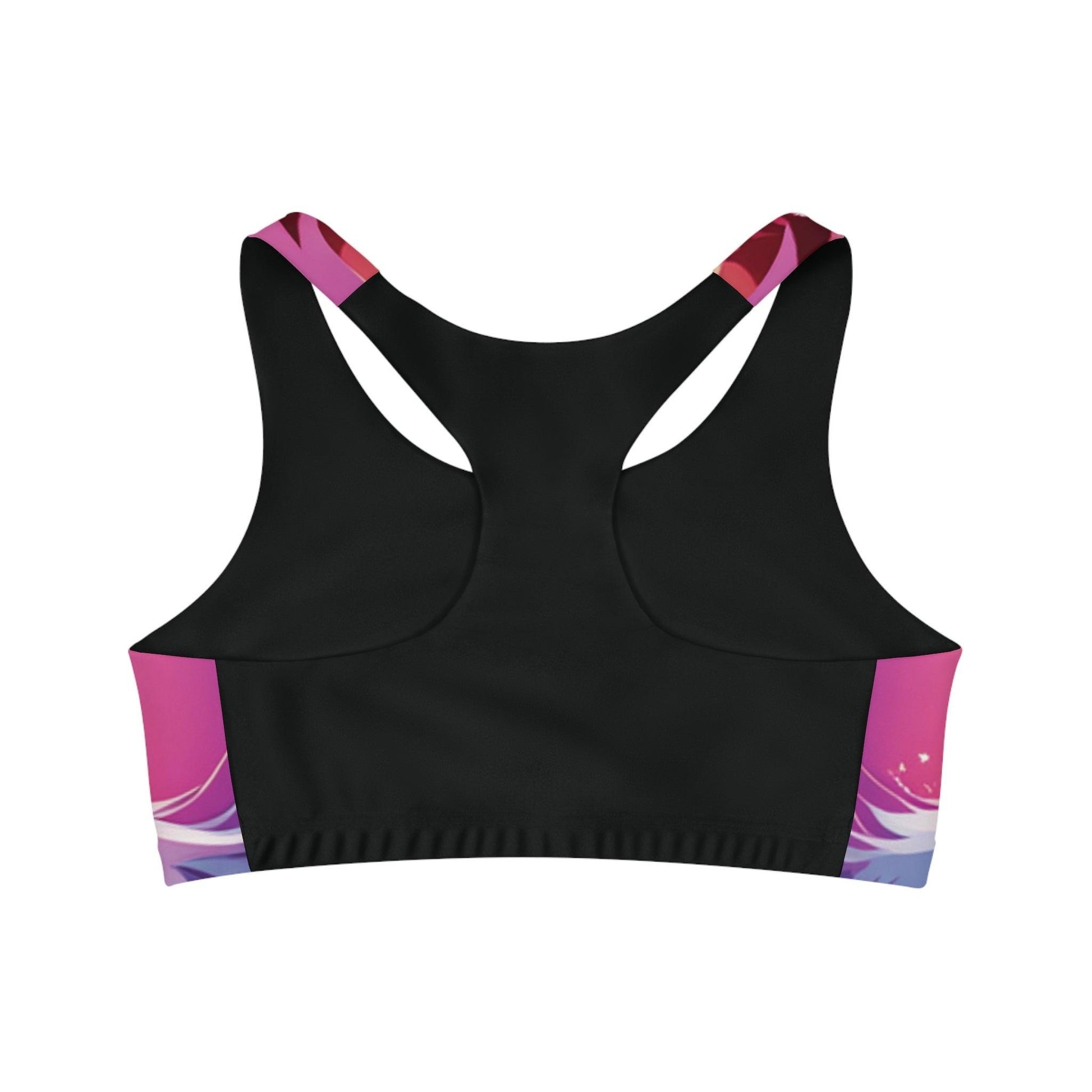 Vibrant Goat-Themed Sports Bra: Energize Your Workout with Playful Style - Oceanfront Products