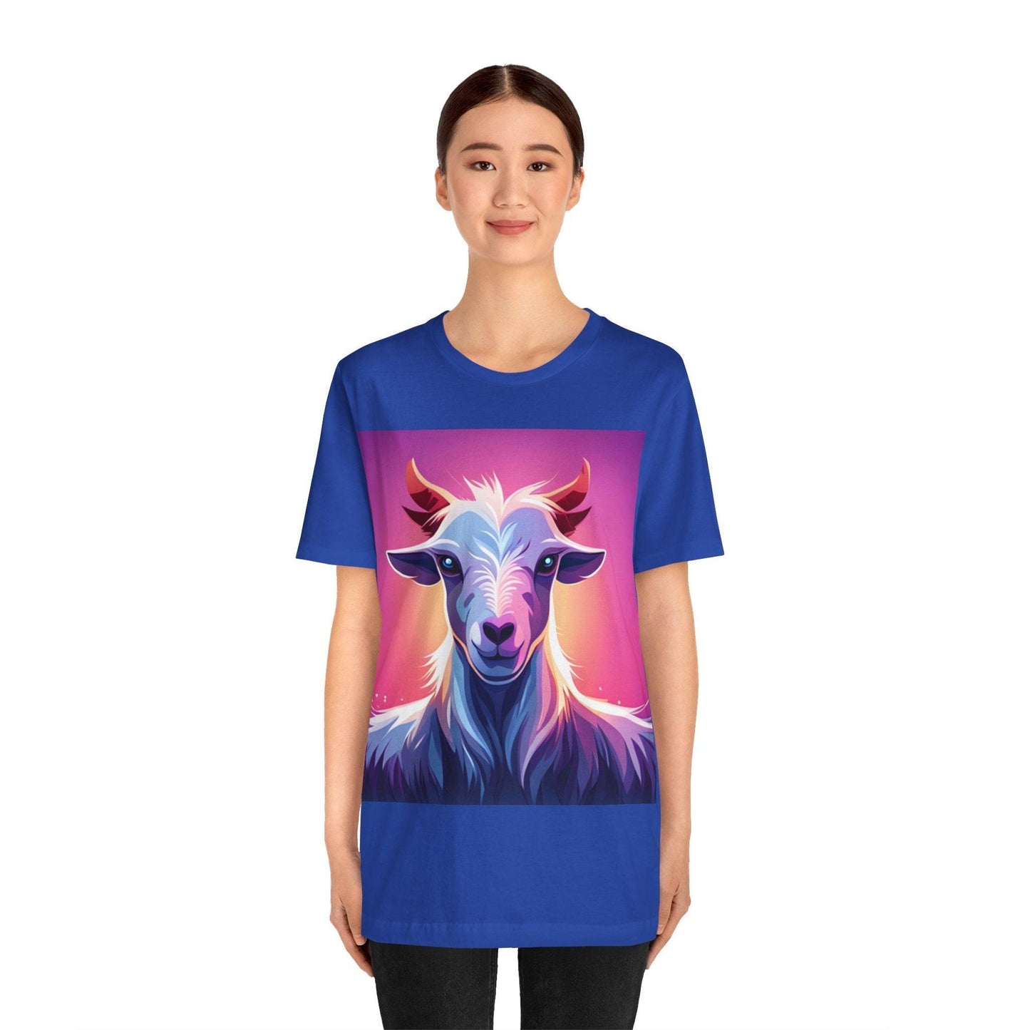 Colorful Goat Graphic T-Shirt: A Blend of Style and Playfulness - Oceanfront Products