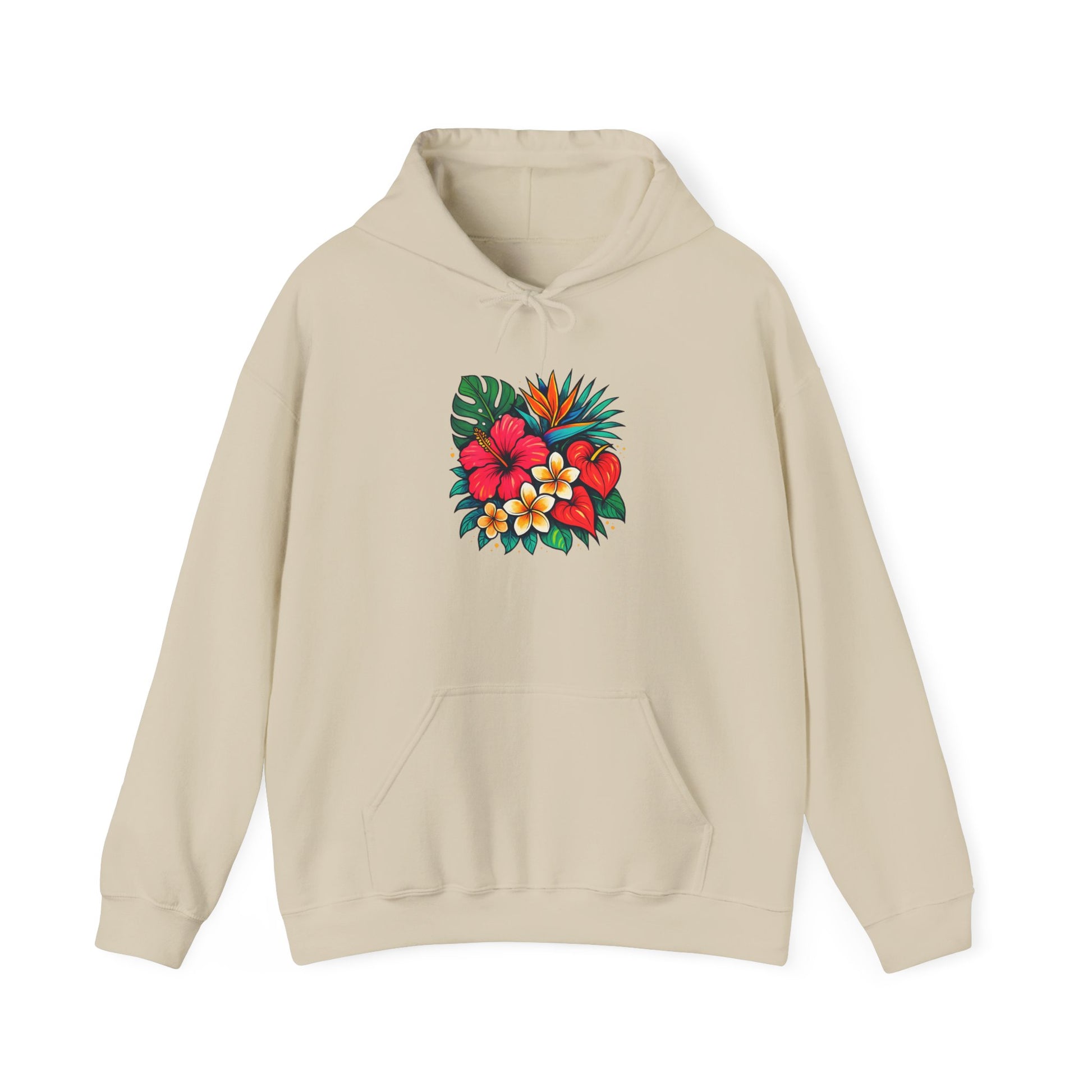 Tropical Floral Unisex Hoodie - Oceanfront Products