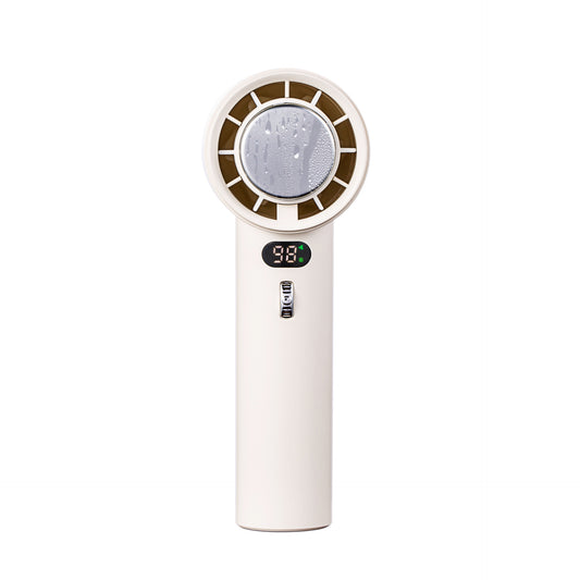 Oceanfront™ TurboCool Mini Handheld Fan — 3-Speed Rechargeable Breeze